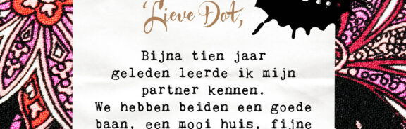 Lieve Dot: advies aan Verloren