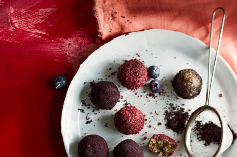 Recept: bonbons met blauwe bessen