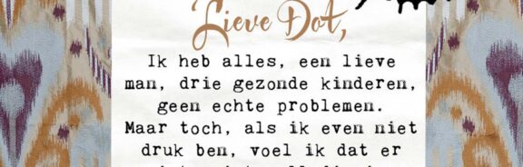 Lieve Dot: advies aan Vaag persoon