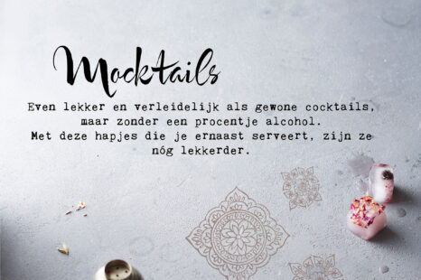 Recept: hapjes voor bij de mocktail