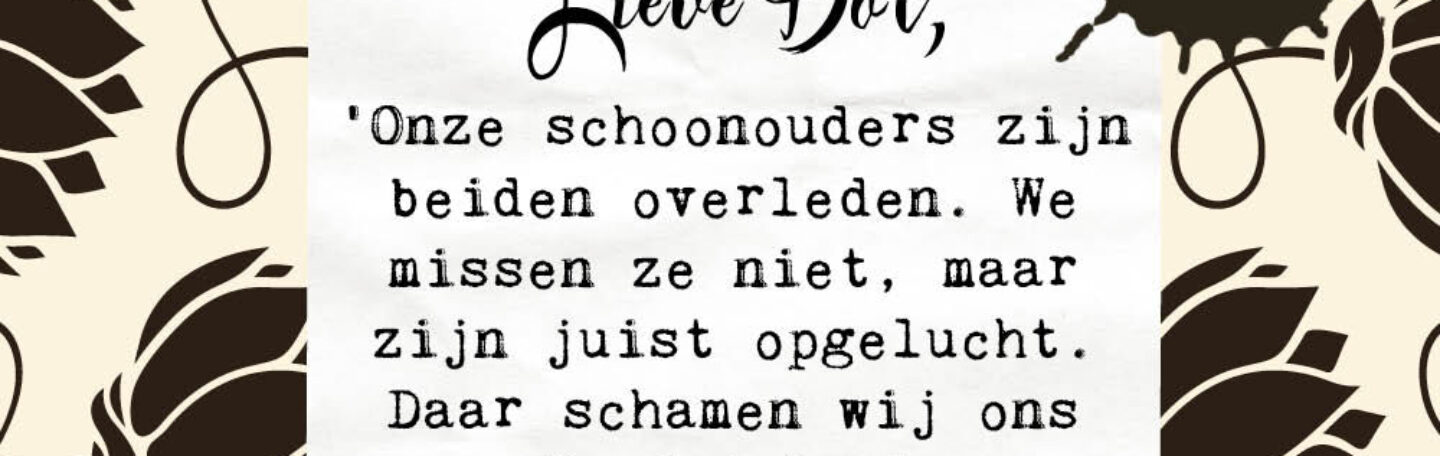 Lieve Dot: advies aan Opgelucht