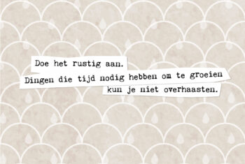 Don’t hurry, be happy: de grote slowchallenge
