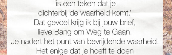 Bang om Weg te Gaan