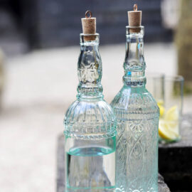 Toscaanse fles met kurk