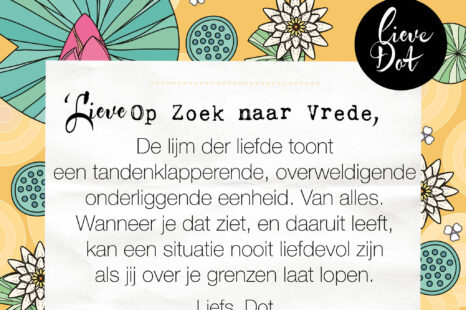 Lieve Dot: De lijm der liefde