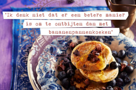 Instant geluk: ontbijten met bananenpannenkoeken