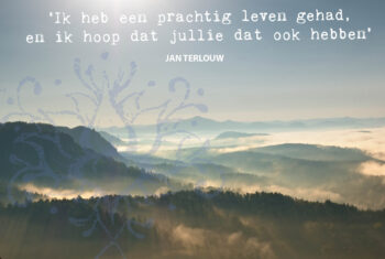 Een bijzonder pleidooi van Jan Terlouw