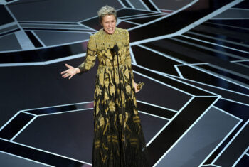 Oscar-winnares Frances McDormand deelt een krachtige boodschap