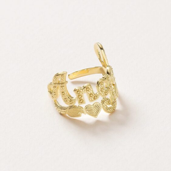 Ring Angel verguld
