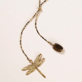 Tijgeroog ketting Dragonfly