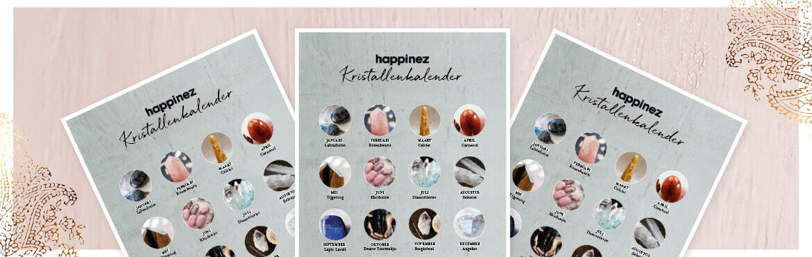 Download hier jouw Happinez kristallenkalender