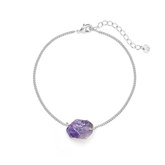 Amethist armband Magic verzilverd