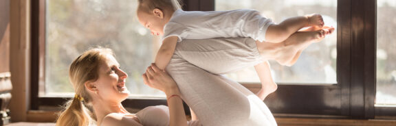 Baby-yoga: samen in beweging