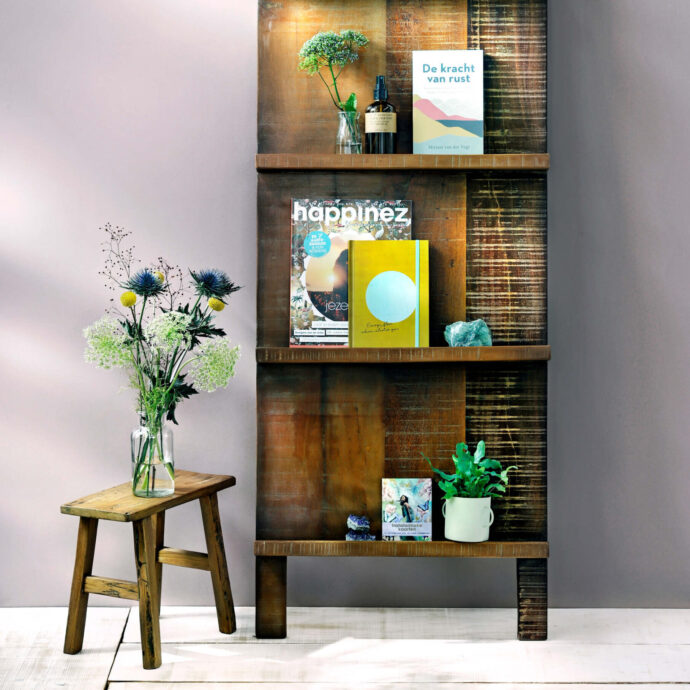 Wandrek recycled hout