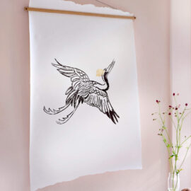 Poster kraanvogel groot