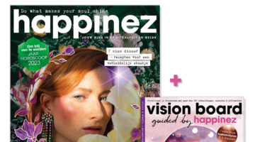 Happinez 8-2022 met Vision board book