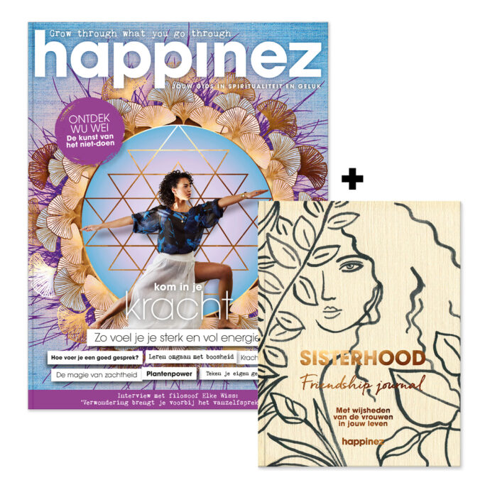 Happinez 3-2022 met Sisterhood Friendship journal