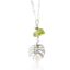 Peridoot ketting Leaf zilver