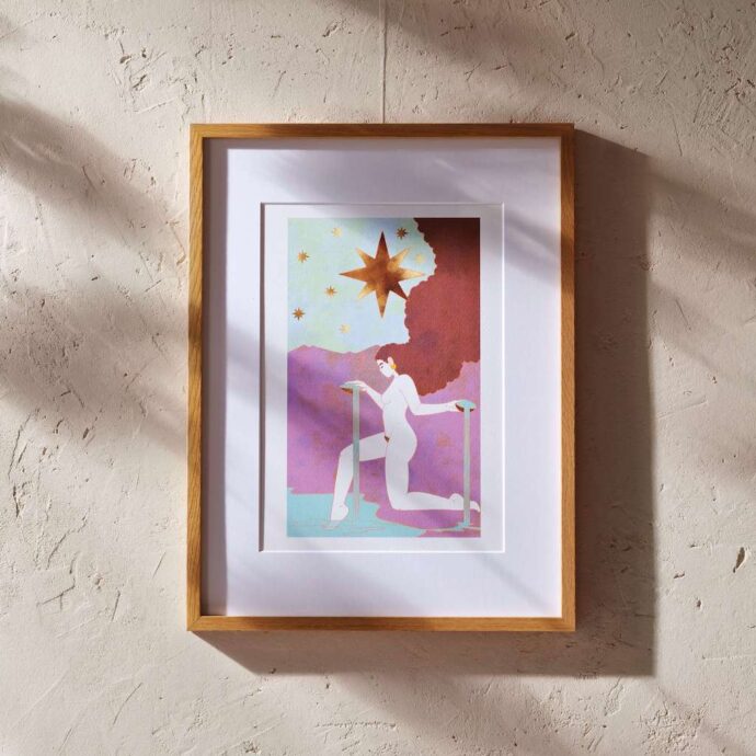 Tarotposter: De Ster