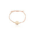 Flower of life armband verguld