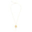 Flower of life ketting deepgold_001