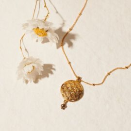 Ketting Flower of life verguld