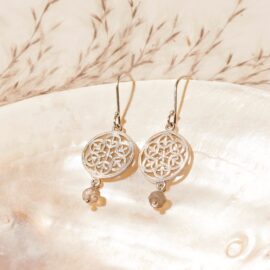 Oorbellen Keltische knoop zilver