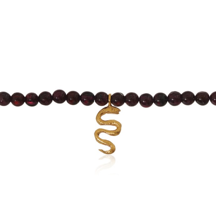 Granaat armband Mila