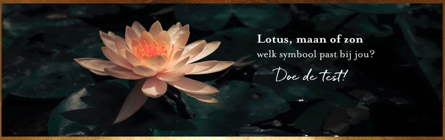 Lotus, zon of de maan: welk symbool past bij jou?