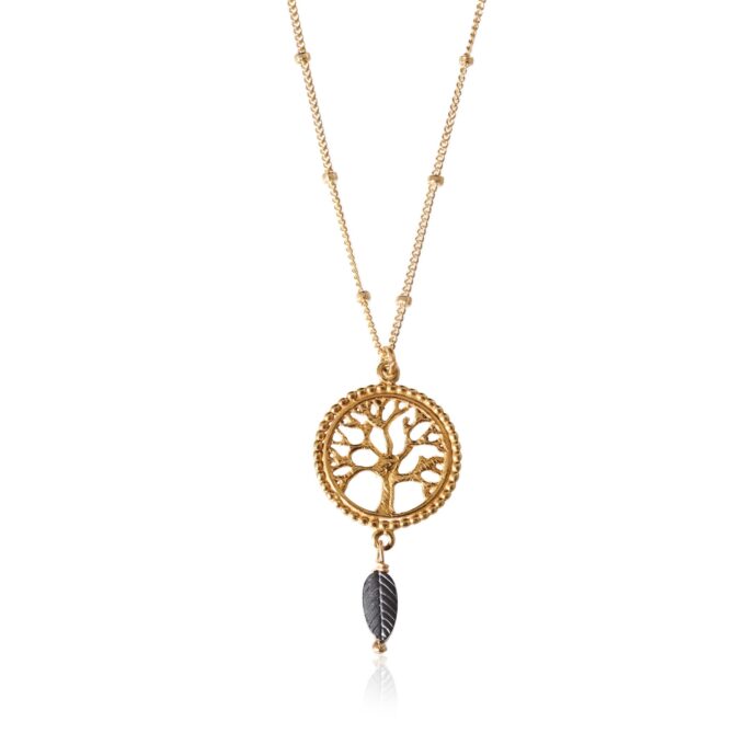 Ketting Tree of life verguld