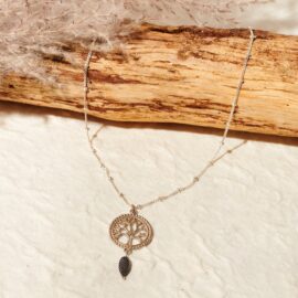 Ketting Tree of life zilver