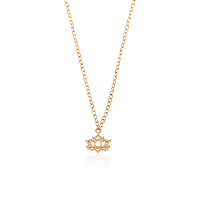 Gouden ketting Lotus