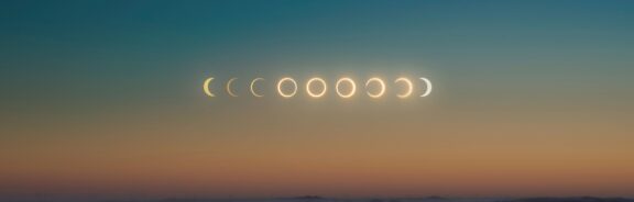 Nieuwe maan én zonsverduistering op 25 oktober 2022