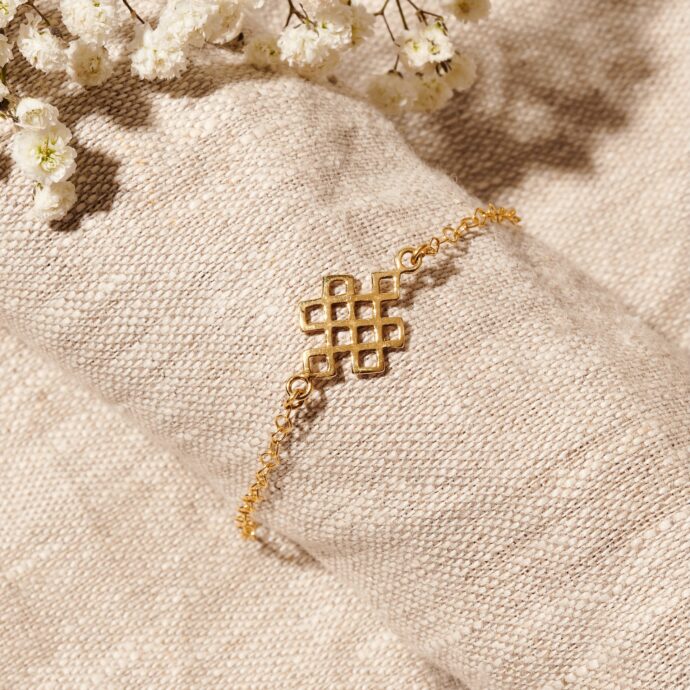 Armband Infinity verguld