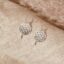 Oorbellen Flower of life zilver