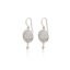 Oorbellen Flower of life zilver