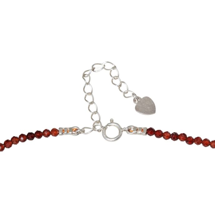 Granaat ketting Libel zilver