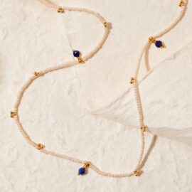 Lapis lazuli buikketting Festival