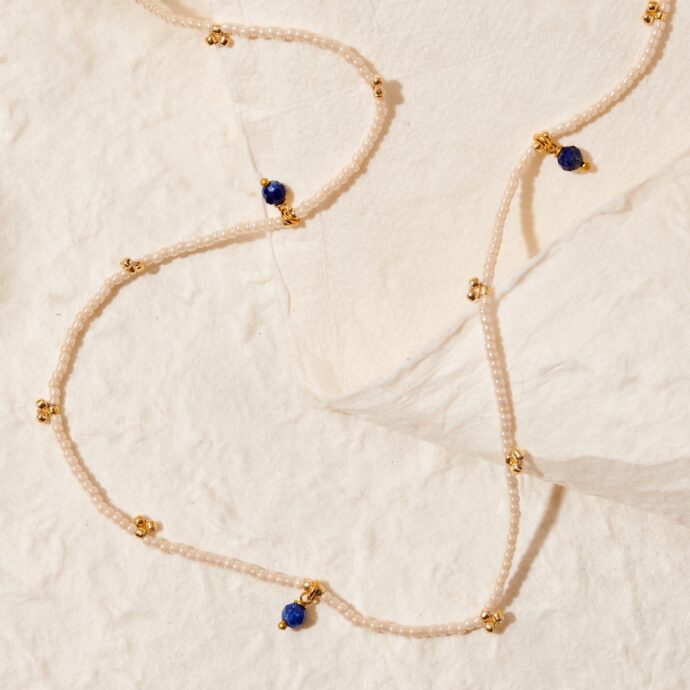 Lapis lazuli buikketting Festival