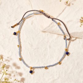 Lapis lazuli enkelbandje Spice