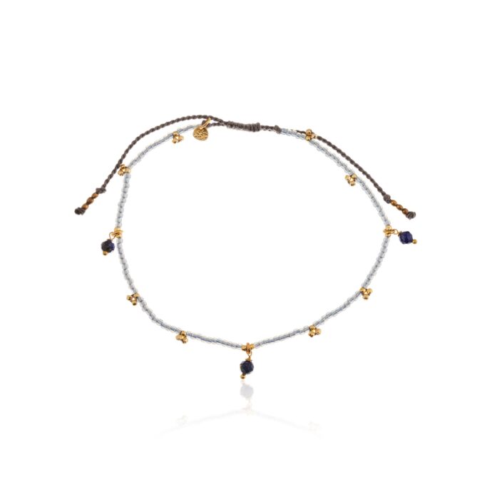 Lapis Lazuli enkelbandje Spice