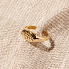 Ring Zon & Maan goud