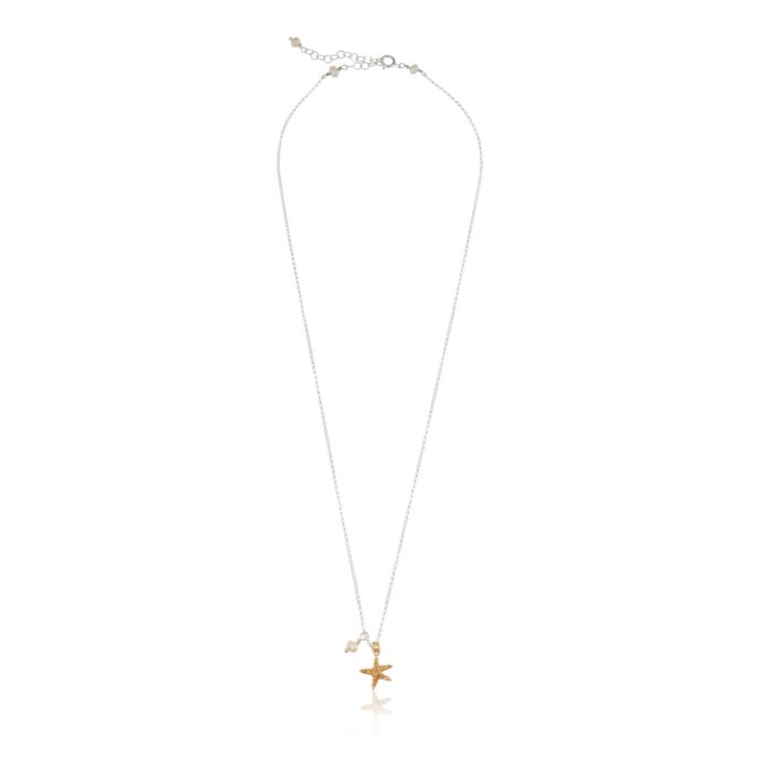 Beach ketting zilver