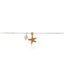 Beach ketting zilver