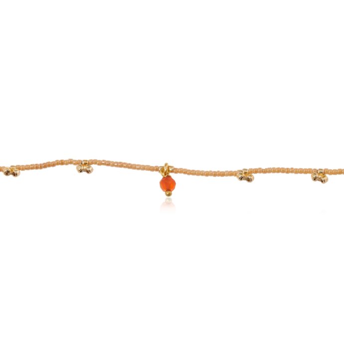 Carneeol ketting Aware