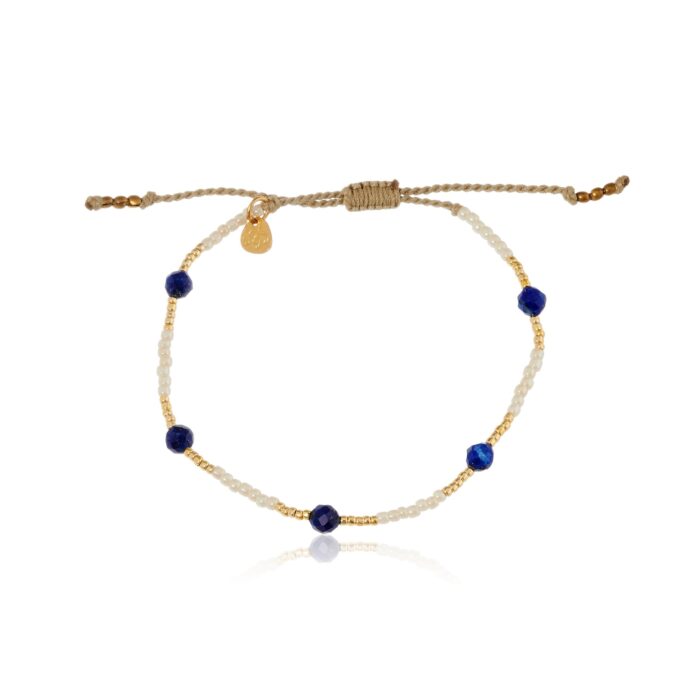 Lapis lazuli armband Warrior