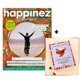 Happinez 6-2023 met heartfulness-kaartjes