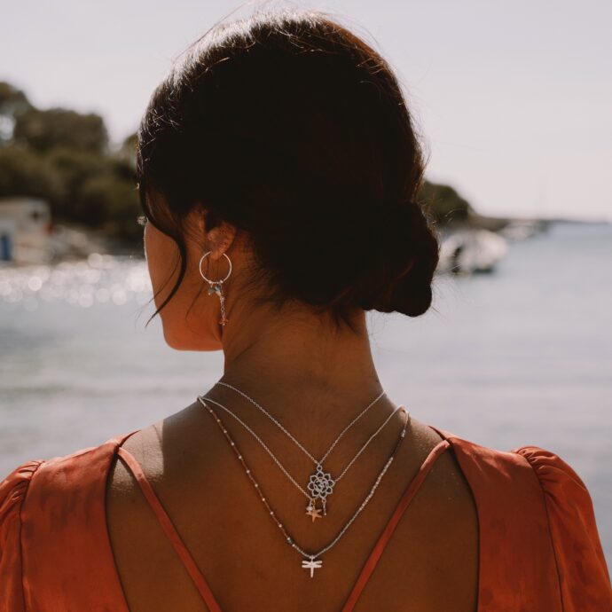 beach ketting goud