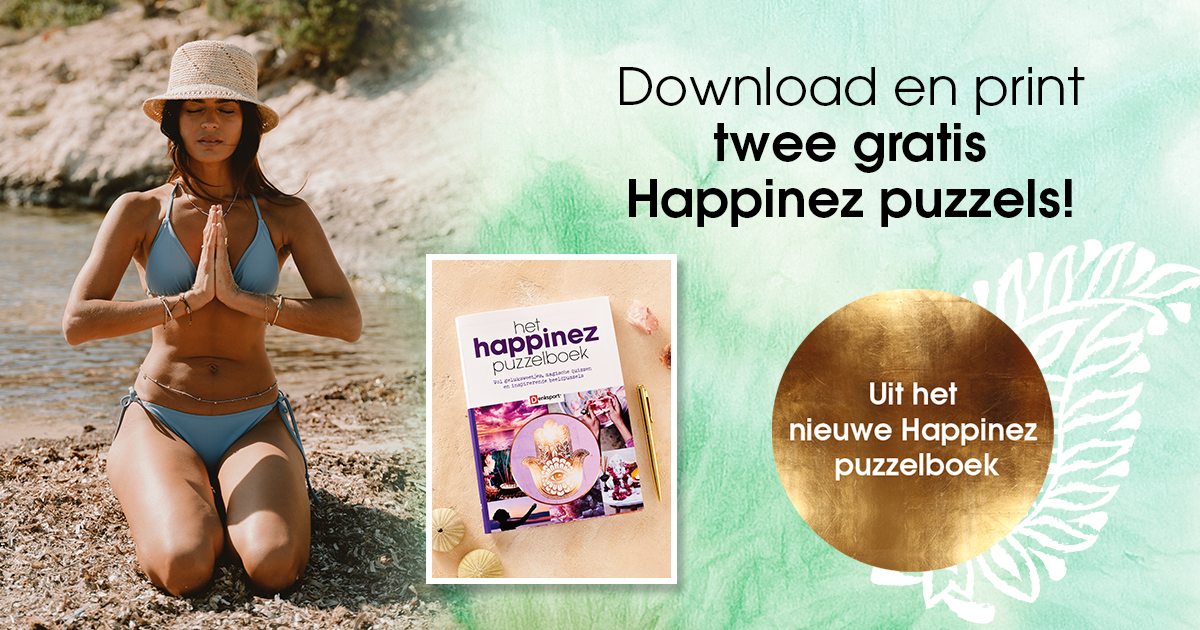 Download 2 gratis puzzels uit het Happinez Puzzelboek - Happinez