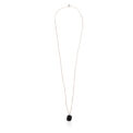 Onyx ketting Calm zilver